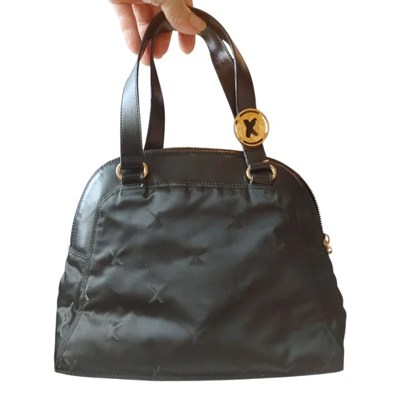 Paloma Picasso Small Nylon & Leather Handbag - Picture 16 of 16